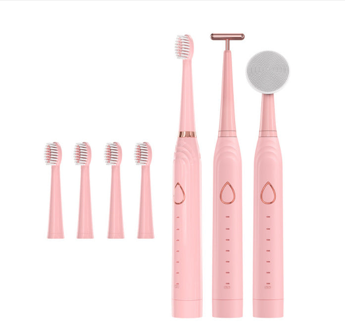 Electric Toothbrush Adult 6-Speed USB Sonic Soft Bristle Toothbrush